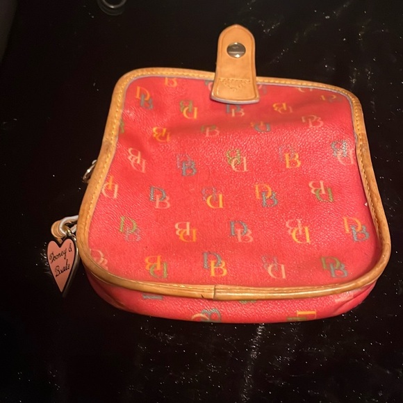 Dooney and Bourke Red Signature Wallet - Picture 8 of 10